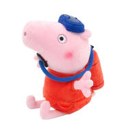 Llavero De Peluche Peppa Pig 19cm Juguete Suave De Cocinero Doctor Entregador Para Niños Decoración De Cumpleaños Regalo - details 17