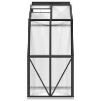 vidaXL Invernadero con Estructura de Aluminio Gris Antracita 3,3 m² Cobertizo - details 4
