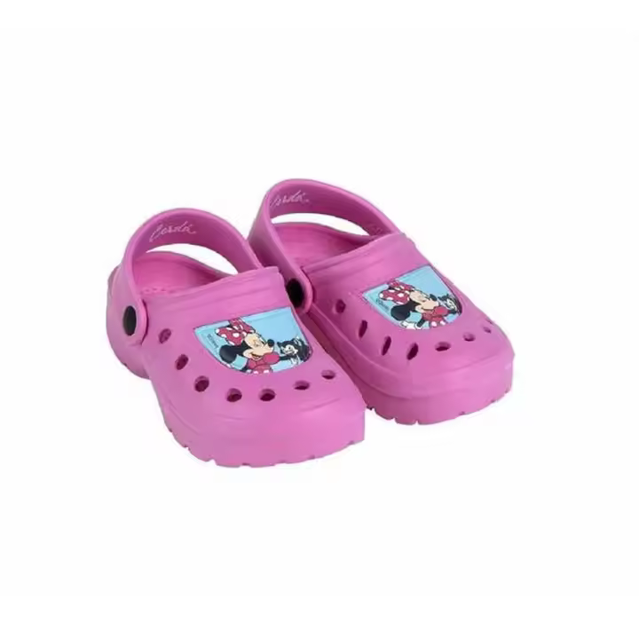 Zuecos de Playa Minnie Mouse Rosa oscuro 30-31 - 1