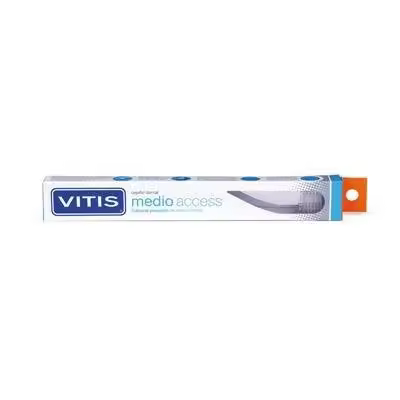 Dentaid VITIS Cepillo Dental Medio Access - Cabezal Pequeño - Filamentos Redondeados - Cuidado de Encías - 1