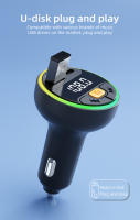 Transmisor FM Para Coche Bluetooth 5.3 Kit De Automóvil Sin Cable Con Cargador USB C Modulador De Radio Mp3 Adaptador Para Auto - details 6