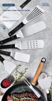 Juego De Herramientas Para Barbacoa En Acero Inoxidable Equipo De Exterior Para Asar Carne Y Pescado Cuchara Y Pala De Sartén - details 1