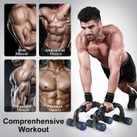1par De Barras De Empuje En Forma De U Para Ejercicio De Pecho Equipo De Gimnasio En Casa Músculo Entrenamiento Antideslizante Para Manos Y Cuerpo - details 2