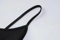 Vestido Largo Bodycon Negro Dulzura Para Mujer Verano 2025 Fiesta Club Noche Callejera Playa Basic High Street Sin Mangas Cuello Cuadrado Sin Decoración Polyester Spandex - details 39