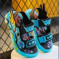 Zapatillas De Tobillo Abierto Para Niños Con Diseño Anime Respirables Y Resistentes Al Desgaste Para Todas Las Estaciones Perfectas Para Uso Casual - details 13