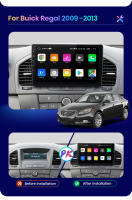 AWESAFE inalámbrico CarPlay Android Auto Radio para Buick Regal Opel Insignia 2009 2010 2011 2012 2013 coche reproductor multimedia GPS 2 din autoradio volante controles RDS Bluetooth - details 2