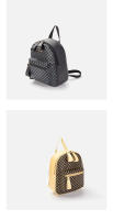 Mochila Versátil Para Mujeres 2024 Con Impresión De Polka Dots Mini Mochila Fresca Y Dulce Material PU Con Funda De Poliéster - details 18