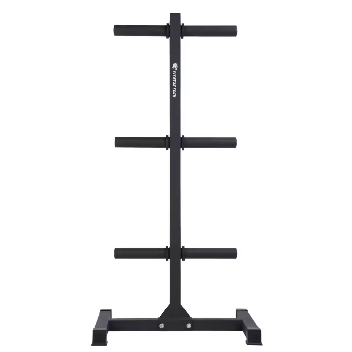 Fitness Tech Rack Soporte Disco Bumper Plate Vertical - 1