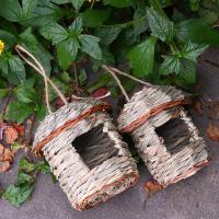 Nido De Pájaros Colgante Cuadrado Sférico Tejido Creativo Para Jardín Al Aire Libre Casa De Cría Y Nidificación Accesorios Para Pájaros - details 3