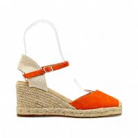 Calzados Soraia, Sandalia de Antelina y Plataforma de Yute, Espardeñas de Cuña, para Mujer. - details 0