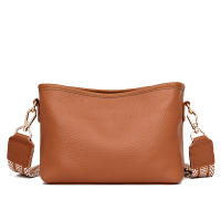 Bolso Cruzado de cuero Genuino para Mujer, Bandolera de hombre de Vaca de Color sólido, a la moda, de lujo, para teléfono, 2022 - details 22