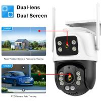 Cámara De Seguridad Exterior Hiseeu 4K 8MP Dual Lens Wifi Con Zoom Digital 4X Detecta Humanos ONVIF PTZ IP Cámara Wireless Para Interior Y Exterior - details 2