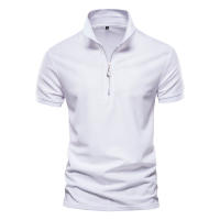 Polo de talla europea para hombre, camiseta informal de manga corta con solapa de verano, Top de Color sólido de talla europea para hombre - details 1