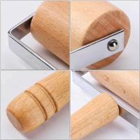 1 Piece 12cm Wide Wood Pastry Pizza Roller Wooden Rolling Pins Dough Roller for Baking Kitchen Tools - details 3