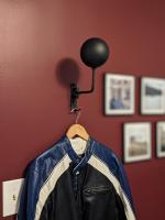 Soporte De Pared Para Casco De Motocicleta Y Bicicleta 180° Gancho Para Ropa Chaqueta Gorra Bolso Gorro Y Llaves Estante De Exhibición - details 11