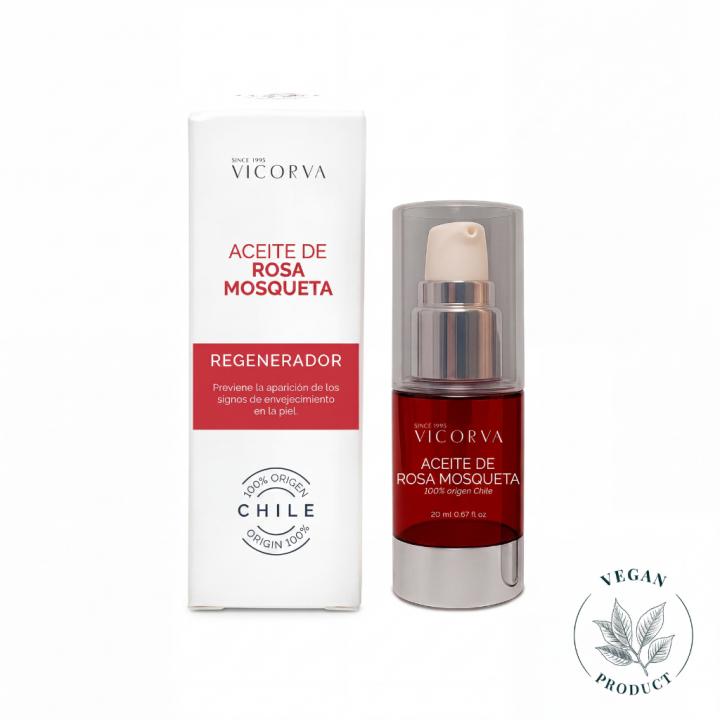 Vicorva – Aceite de Rosa Mosqueta Regenerador para Rostro y Cuerpo 20ml — oferta en Miravia