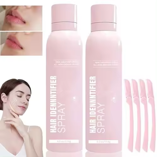 Spray identificador de cabello para afeitado facial,Spray con herramienta para mujeres,Spray identificador de cabello para dermaplaning facial,Spray identificador de cabello facial para (2 unidades) - 1