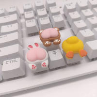 Capa De Teclado De Juego Con Forma De Pata De Gato Y Glúteo Animal Capa De Tecla Personalizable Para Switch Cherry MX Regalo Para Cumpleaños - details 3