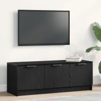 Mueble de TV vidaXL Negro Roble 102x35x36,5 cm Madera elaborada - details 0