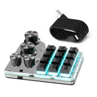 Teclado Mecánico Personalizable Bluetooth 5.0 RGB Para PS Gaming Keypad Macropad Para Tablet Teclado Numérico Sin Soporte Para Muñeca - details 6