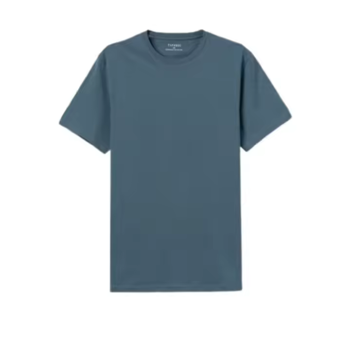 Tiffosi - Camiseta para Hombre - Manga Corta - Cuello Redondo - Azul - 1