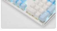Teclado Mecánico AJAZZ AK35I 110 Teclas En Blanco Con Cable Para Gaming Y Uso En Computadora Y Portátil Compatible Con USB - details 9