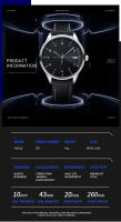 Reloj De Pulsera Deportivo Para Hombre YAZOLE Moda Casual Cuero Movimiento De Cuarzo Reloj De Negocios Hombre Reloj Masculino - details 3