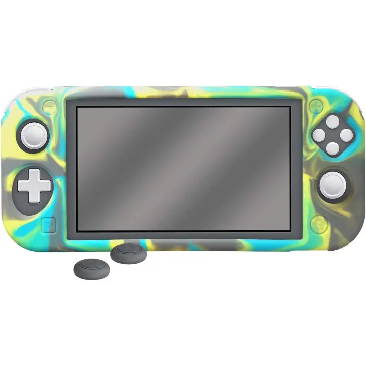 Funda Silicona + Grips para Nintendo Switch Lite Blackfire Camo (Edición española) - 1