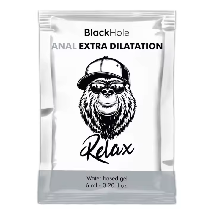 Black Hole Gel Base Agua Dilatacion Anal 6 Ml Monodosis Black Hole Lubricantes - 1