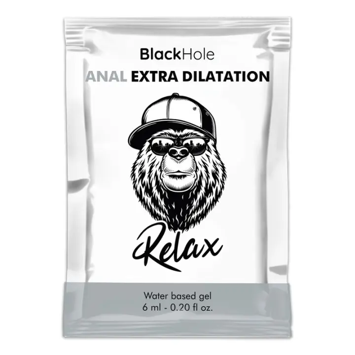 Black Hole Gel Base Agua Dilatacion Anal 6 Ml Monodosis Black Hole Lubricantes - 1