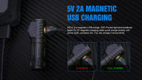 Linterna Frontal TrustFire MC12 EDC Potente 1000 Lumen Recargable USB Magnética Portátil Con Lente XP-L HI LED Para Camping Y Trabajo - details 3