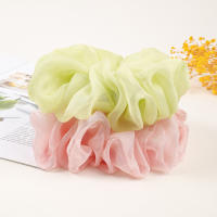 Diadema Elástica Para Mujer En Organza Multicolor Con Nudo Scrunchie Accesorio De Cabello Para Moño Y Cola De Caballo Fashion Headwear - details 6