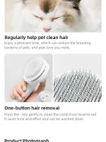Cepillo Mágico Para Gatos Y Perros Eliminación De Pelos Flotantes 1 Pieza Herramienta De Limpieza Y Belleza Universal Para Mascotas - details 4