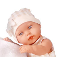 Muñeca Reborn De 30cm Con Bolsa De Descanso Brazos Y Piernas Móviles Cuerpo Lavable Regalo Para Niñas Edad Recomendada 14+ Años - details 0
