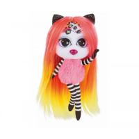 Peluche Muñeca NICI Pixidoos Piku la muñeca 20 cm, Caja y Set Tatuajes para niños, Peine y Pulsera de Amistad, Muñecas estilizadas con Pelo Colorido,  Tierno Juguete para abrazar, Jugar, Decorar y Coleccionar - details 0