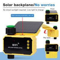 Temporizador De Riego Inteligente Solar WIFI Para Jardín Controlador De Válvula De Agua Digital LCD Sistema De Irrigación Automática 1/2 Camino - details 21