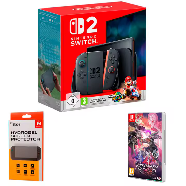 CONSOLA NINTENDO SWITCH 2 + MARIO KART WORLD SWITCH 2 PACK GV 2 - Nueva a Estrenar - España - 1