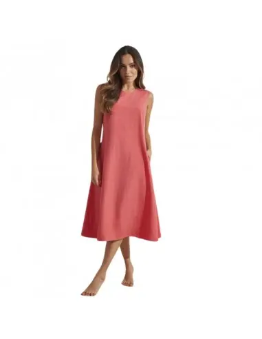 SELMARK vestido de mujer de verano color coral BL495 - 1