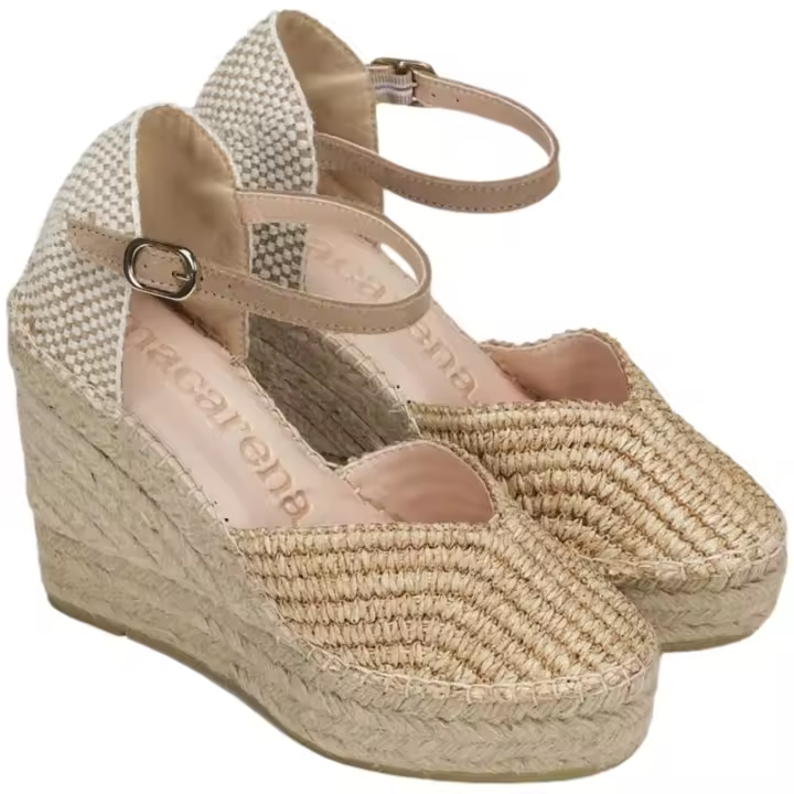 Sandalias marca Macarena modelo Alba21-Natural para mujer en color beig - 1