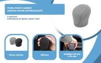 Banner - Funda Pomo cambios marcha coche silicona suave 6 marchas beige