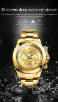 Reloj Mecánico Para Hombre OLEVS 6638 Con Correa De Acero Inoxidable Resistente Al Agua Y Luminoso Estilo De Lujo Fashion - details 16