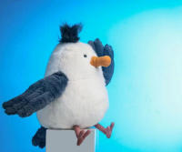 Muñeco De Peluche De Gaviota Señuelo 25cm Interactivo Para Gatos Decoración Para Hogar Y Dormitorio Suministros Para Mascotas - details 10