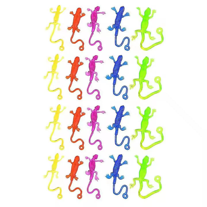 20 PCs at Granel juguetes Niños pegajoso Gecko Niños pegajoso Juguetes animales fidget - 1