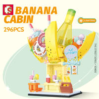 HUIQIBAO MOC Bloques De Construcción De Acuario Con Luz Juguete Creativo Para Niños Forma De Jirafa Mariposa Y Oso ABS Compatible Con Lego - details 18