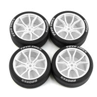 4pcs Ruedas Y Hub Para Coche De Control Remoto Rally Sin Limites Para Coches RC 1/10 HSP Wltoys 144001 124018 124019 124017 - details 10