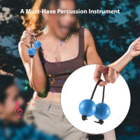 2Pcs Instrumentos Musicales De Ritmo Africano Bolas De Sandía Para Celebraciones Y Actuaciones En Escenario Juguete De Percusión Manual - details 16