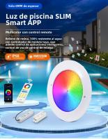Luz Submarina RGB DC12V IP68 LED Para Piscina 18W 25W 35W Control Por App Tuya Decoración De Fiesta De Piscina Lámpara De Fuente - details 1