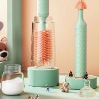 Cepillo De Silicona Eléctrico Para Botella Y Chupete 360 Grados Giratorio Limpiador Para Bebé Cepillo De Limpieza De Botella Y Chupete - details 2