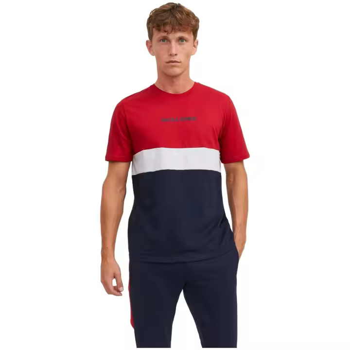Camiseta de Manga Corta Jack&Jones Bloques De Color para hombre en color multicolor - 1