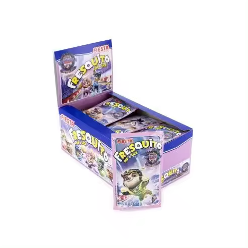 FRESQUITO FIESTA PATRULLA CANINA SABOR HELADO 40 UNIDADES CHUCHES CARAMELO - 1